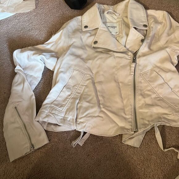 Abercrombie asymmetrical jacket small - Picture 5 of 10